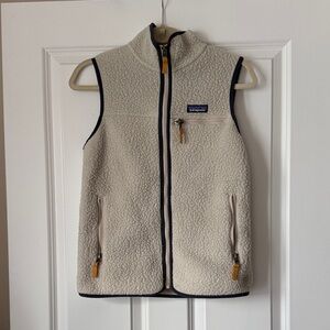 Patagonia Off-White Fleece Vest